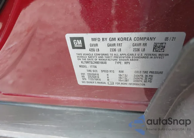 KL79MTSL2NB016648: 44300968