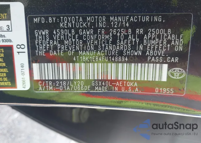 4T1BK1EB4FU148894: 44302056