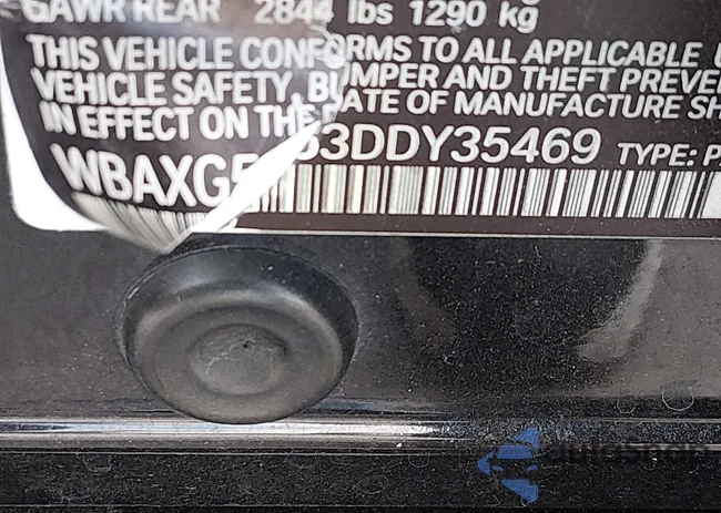 WBAXG5C53DDY35469: 44302241