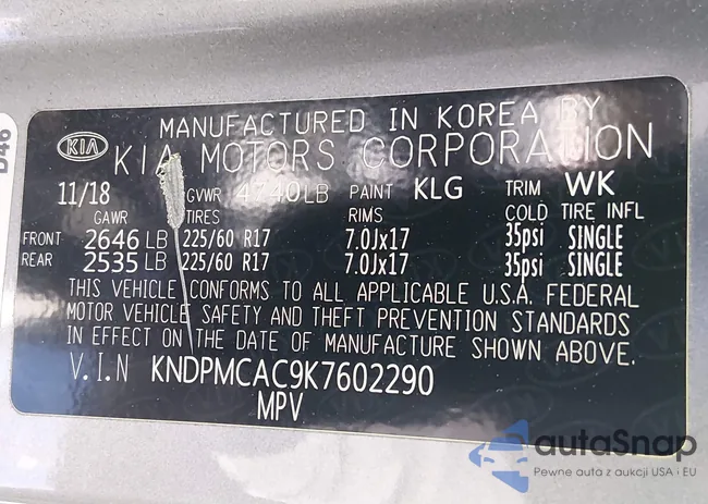 KNDPMCAC9K7602290: 44302266