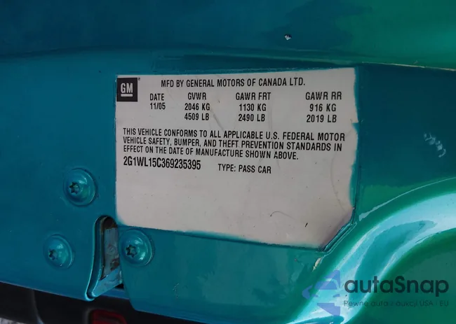 2G1WL15C369235395: 44302537