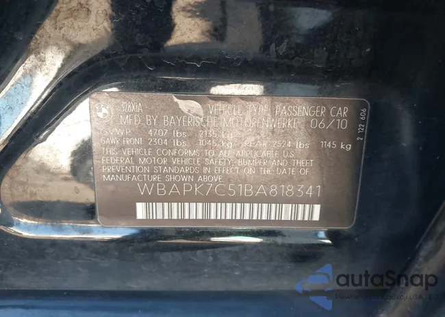 WBAPK7C51BA818341: 44301915