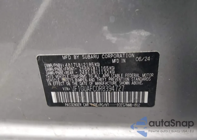 JF1GUAFC0R8394727: 44301929