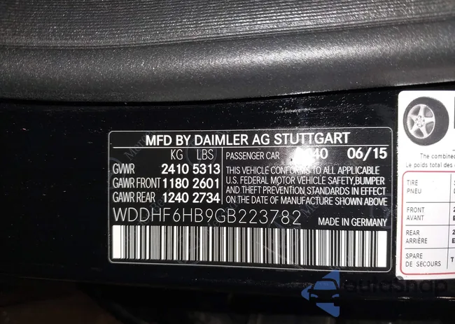 WDDHF6HB9GB223782: 44302018