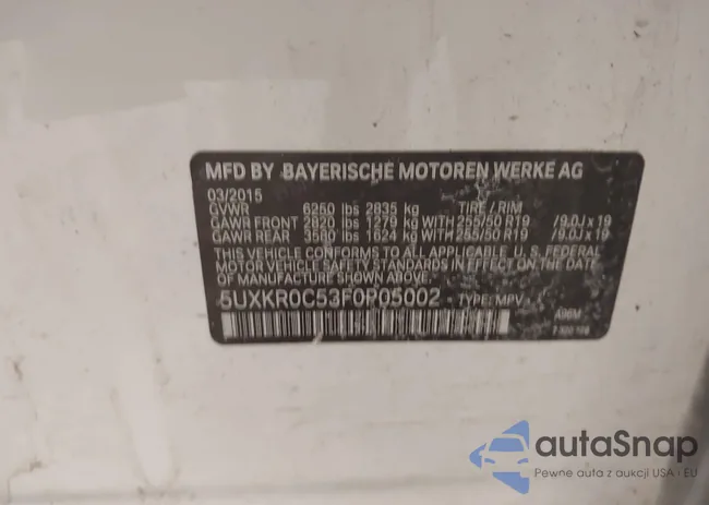 5UXKR0C53F0P05002: 44303034