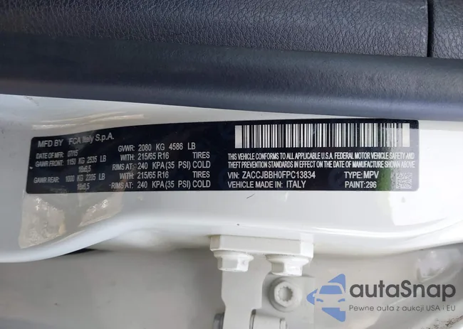 ZACCJBBH0FPC13834: 44303040