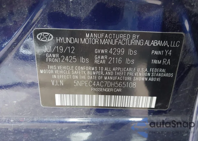 5NPEC4AC7DH565108: 44303044