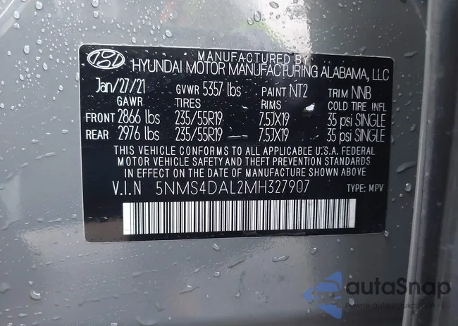 5NMS4DAL2MH327907: 44303086