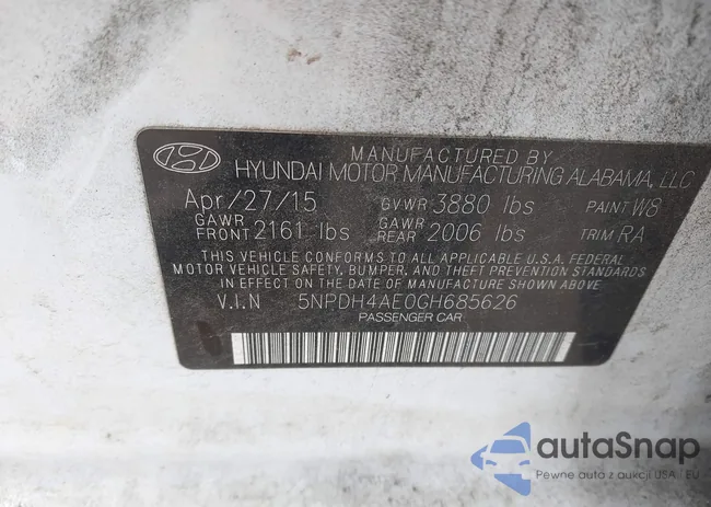 5NPDH4AE0GH685626: 44303236