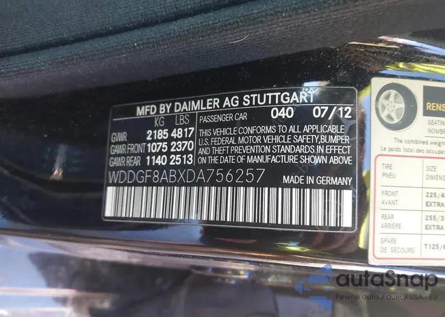 WDDGF8ABXDA756257: 44302937