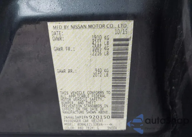 1N4AL3AP1FN920150: 44302948