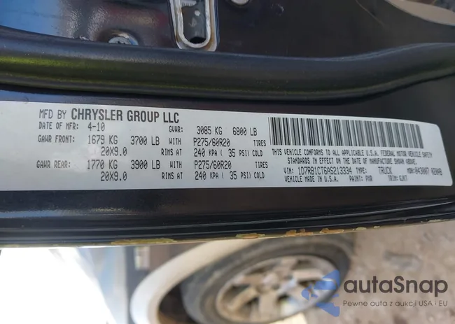 1D7RB1CT6AS213334: 44303008