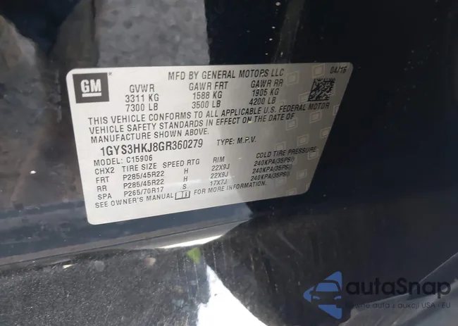 1GYS3HKJ8GR360279: 44304040