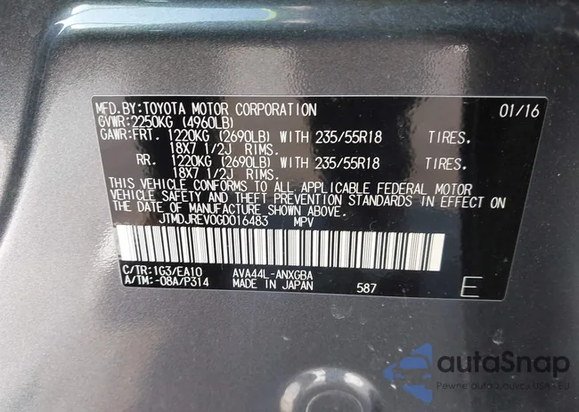 JTMDJREV0GD016483: 44304079