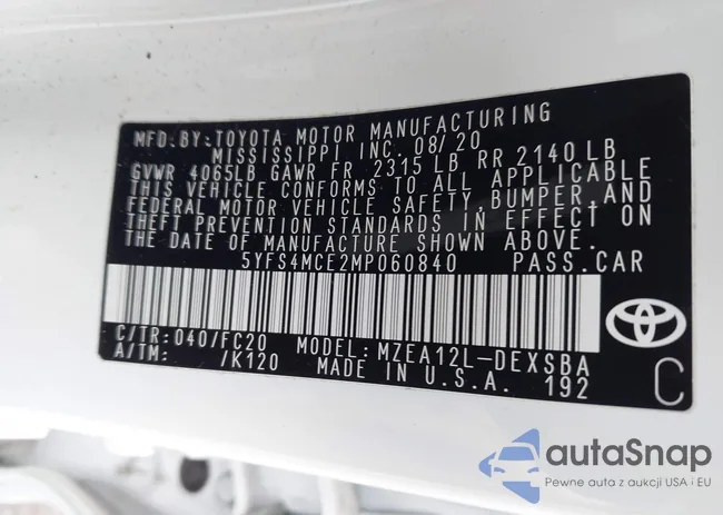 5YFS4MCE2MP060840: 44304096