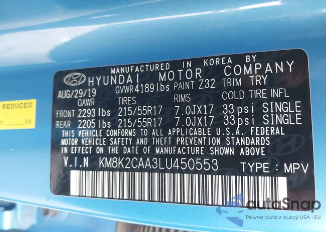 KM8K2CAA3LU450553: 44304119