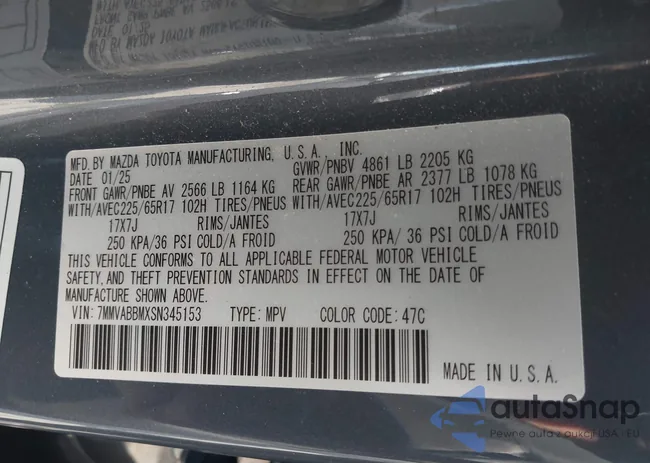 7MMVABBMXSN345153: 44304188