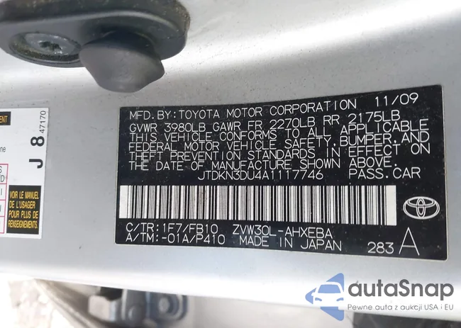 JTDKN3DU4A1117746: 44304429