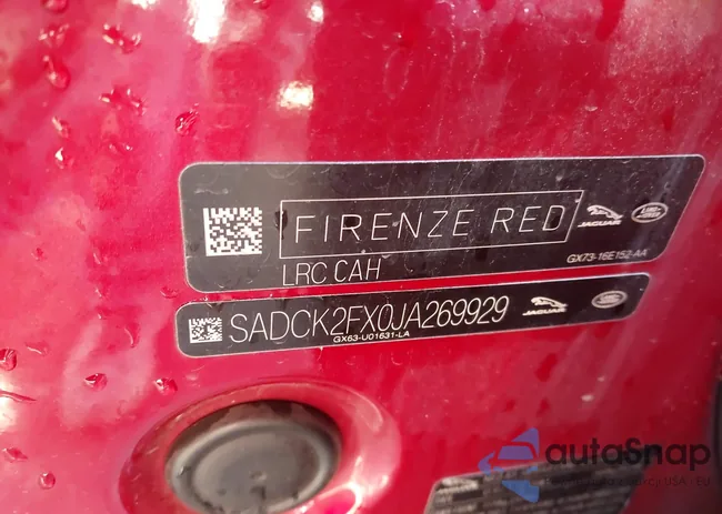 SADCK2FX0JA269929: 44304446