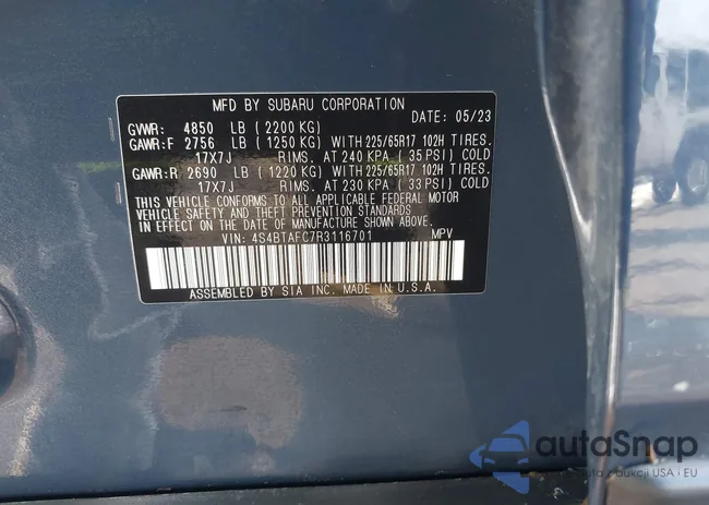 4S4BTAFC7R3116701: 44304554