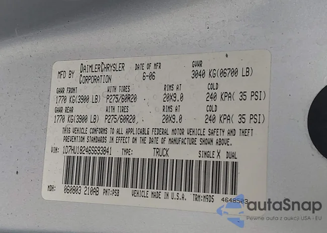 1D7HU18246S693841: 44304558