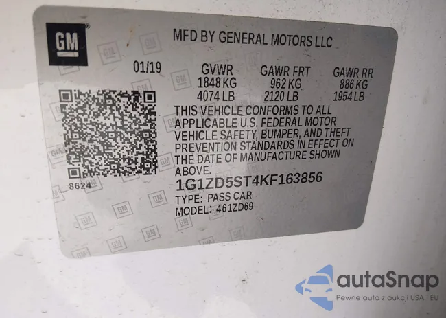 1G1ZD5ST4KF163856: 44303805