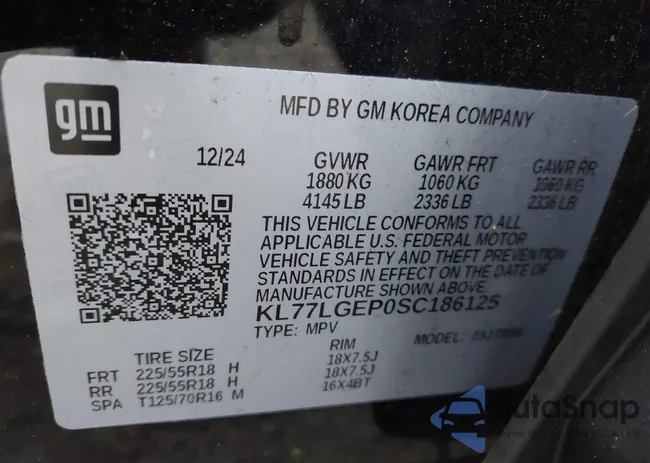 KL77LGEP0SC186125: 44303971