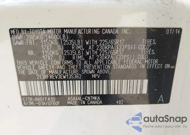 2T3RFREV3EW135362: 44305039