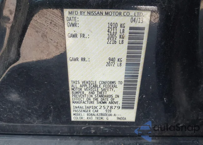 1N4AL3AP1DC257879: 44305102