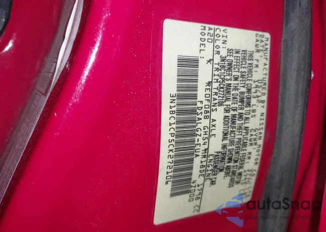 3N1BC1CP5CK272106: 44305146