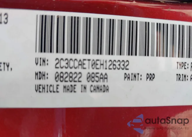 2C3CCAET0EH126332: 44305201