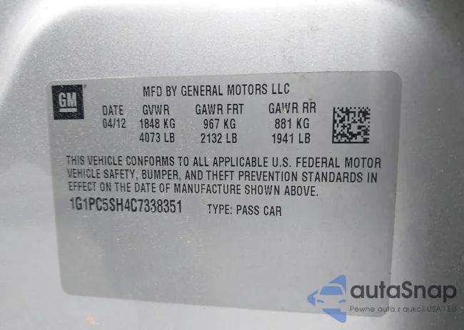 1G1PC5SH4C7338351: 44305211