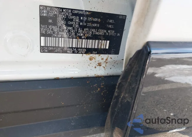 JTM16RFV5PD540781: 44305407