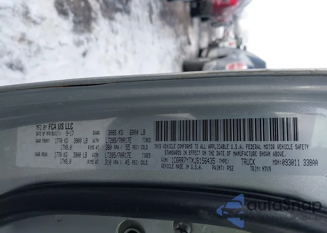 1C6RR7YTXJS156435: 44305428