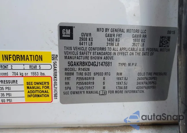 5GAKRBKD4GJ147681: 44305432