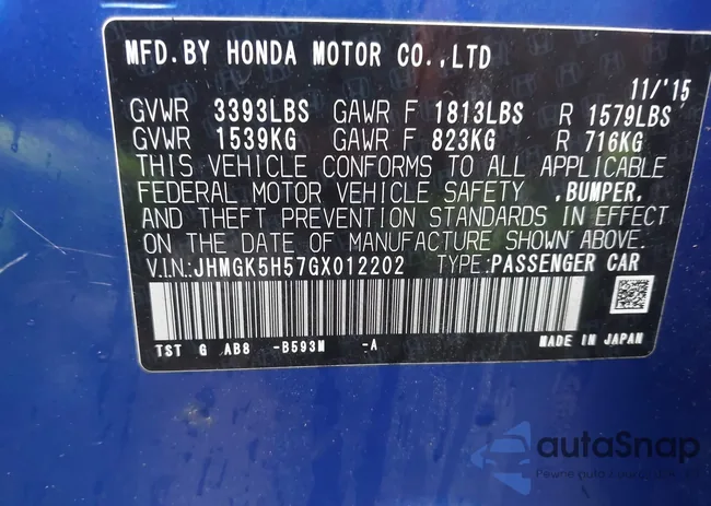 JHMGK5H57GX012202: 44305569