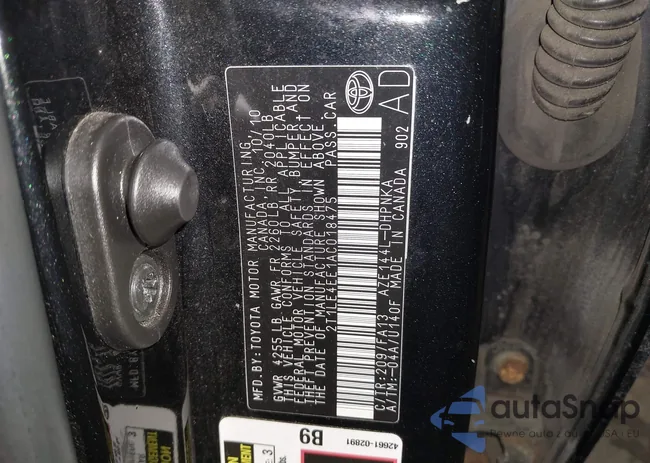 2T1LE4EE1AC018475: 44304638