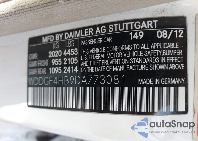 WDDGF4HB9DA773081: 44304648