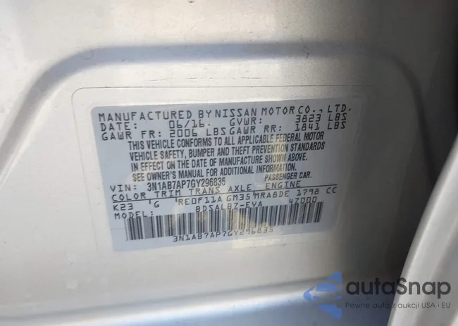 3N1AB7AP7GY296835: 44304677