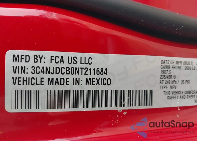 3C4NJDCB0NT211684: 44304765