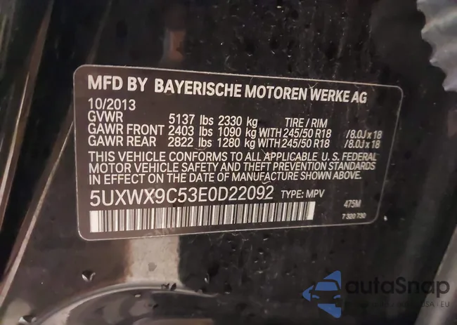 5UXWX9C53E0D22092: 44306294