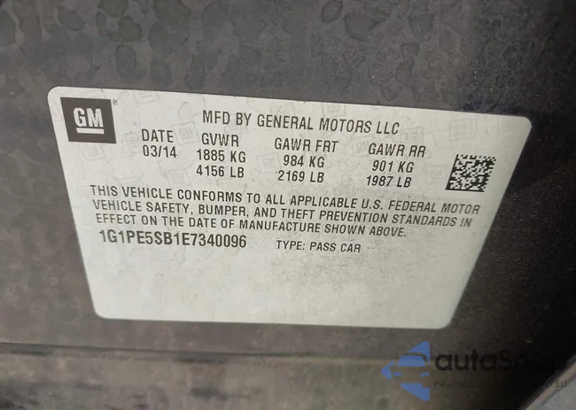 1G1PE5SB1E7340096: 44306423