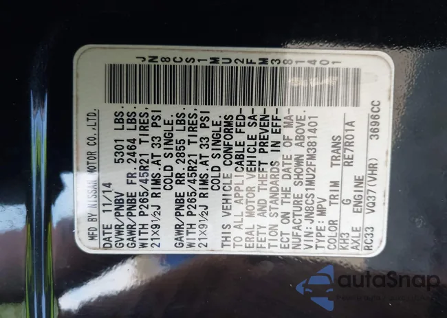 JN8CS1MU2FM381401: 44306517