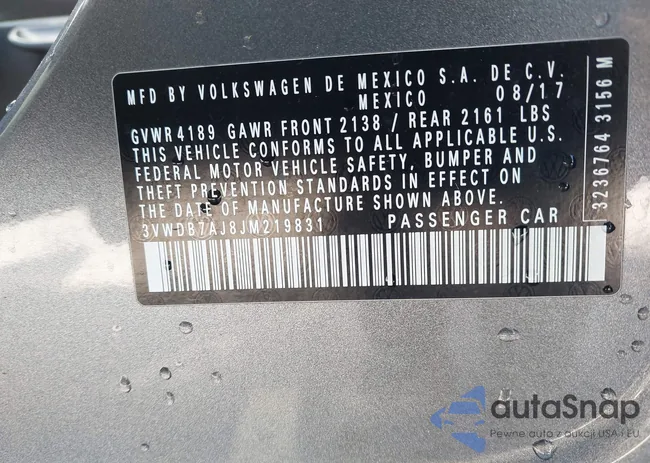 3VWDB7AJ8JM219831: 44305702