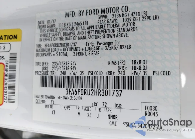 3FA6P0RU2HR301737: 44305763