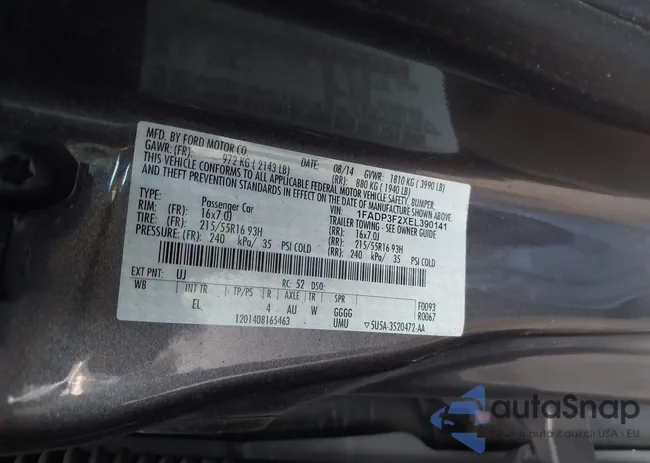 1FADP3F2XEL390141: 44305996