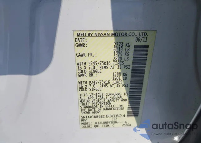 5N1AR1NB6BC630824: 44306008