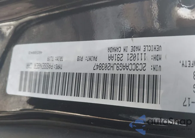 2C3CCAAG9JH203847: 44307046