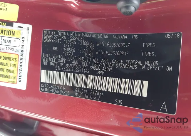 5TDYZ3DCXJS944143: 44307175