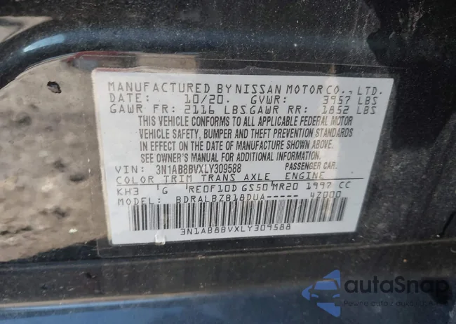 3N1AB8BVXLY309588: 44307207